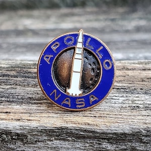 Vintage Apollo Pin. Original Employee NASA Pin. Collectable