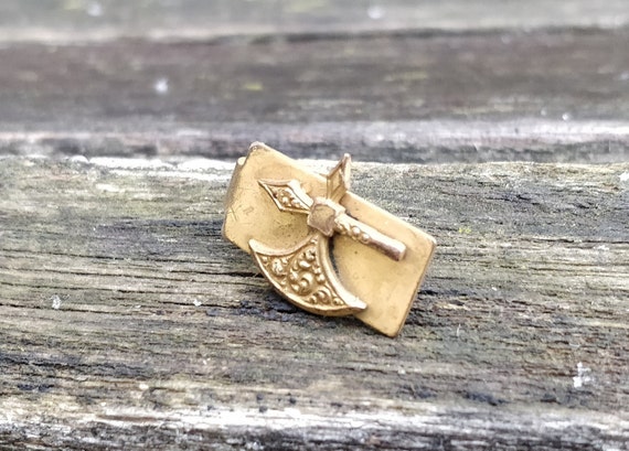 Vintage Axe Tie Clip. Anniversary, Wedding, Groom… - image 3