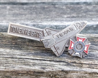 Vintage NASA-dasspeld. VW. Cadeau voor mannen, vader, veteranen. Texas