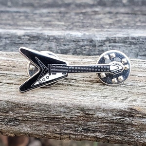 Vintage Guitar Pin. Anniversary, Gift For Dad, Groom, Birthday Gift, Musician
