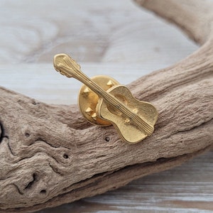 Vintage Guitar Pin. Anniversary, Gift For Dad, Groom, Birthday Gift, Musician