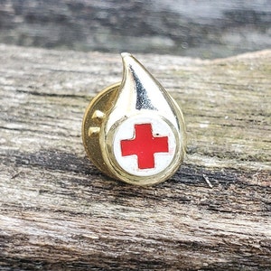 Vintage Blood Donor Pin. Unique Collectable. Vintage Americana.