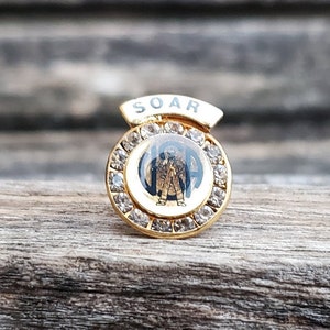 Vintage JSA Pin. Soar. Collectable Americana. Job Safety Analysis