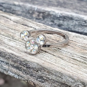 Vintage Mickey Mouse Ring. 7 3/4. Gift For Anniversary, Christmas, Birthday, Kids, Boys, Girls.