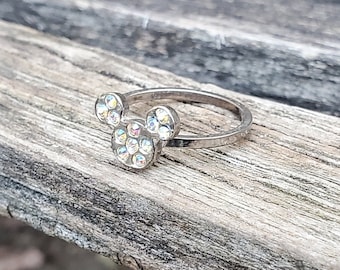 Vintage Mickey Mouse Ring. 7 3/4. Gift For Anniversary, Christmas, Birthday, Kids, Boys, Girls.