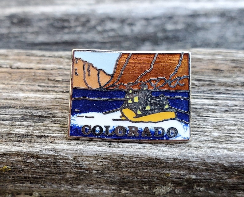 Collectable Americana Anniversary Gift Birthday Gift. Vintage Colorado State Pin