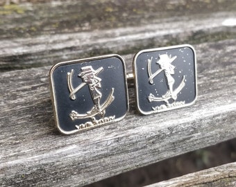 Vintage Golf Cufflinks. Gift For Groomsmen, Groom, Dad, Wedding, Anniversary, Christmas, Birthday, Father's Day.