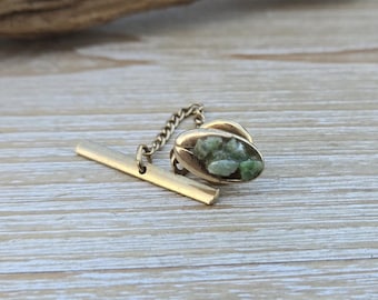 jade tie clip