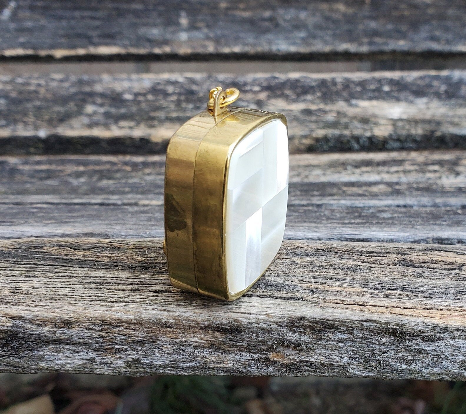 Vintage Music Box Pendant. Mother of Pearl. Gift for Mom Etsy