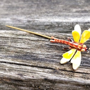 Vintage Dragonfly Pin. Gift For Mom, Anniversary, Birthday, Wedding. Gifts For Her.