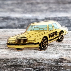 Vintage Ford Sedan Pin. Classic Car Pin. Gift For Dad, Anniversary, Christmas, Birthday. Americana, Collectable.