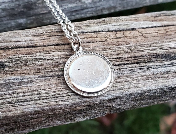Vintage Columbia Necklace. Space Shuttle, Sterling Silver. NASA
