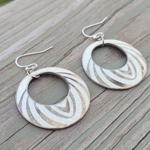 Vintage Cloisonne Earrings. Large Earrings. Dangling, Drop. Gift For Mom, Anniversary, Birthday