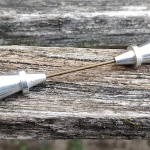 Vintage Silver Collar Pin. Gift For Groomsmen, Groom, Dad, Gifts For Him