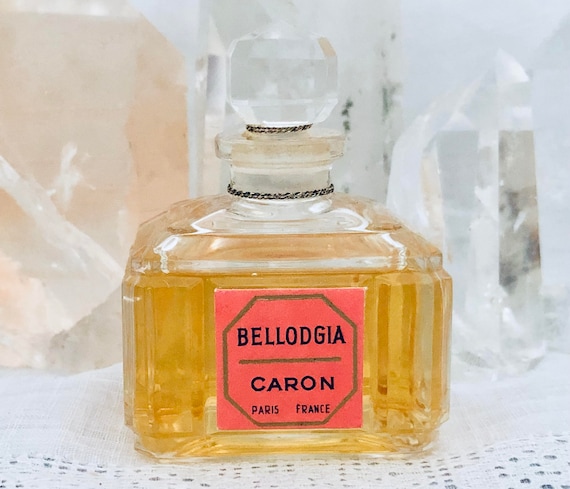 Caron, Bellodgia, Carnation, 30 ml. or 1 oz. Flacon, Parfum Extrait, Baccarat, 1933, 1960, Paris, France ..