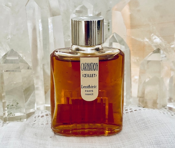 Lenthéric, Lentheric, Carnation, Œillet, Oeillet, 15 ml. or 0.5 oz. Flacon, Parfum Extrait, 1937, 1960, Paris, France ..