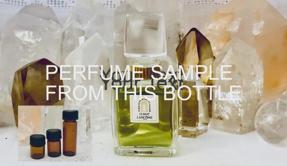 SAMPLE .. Lancôme, Lancome, Climat, 'Atmosphere', DECANTED SAMPLE From Flacon, Eau de Parfum, 1967, 1990, Paris, France ..