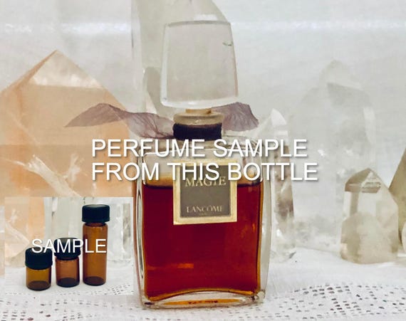 SAMPLE .. Lancôme, Lancome, Magie, 'Magic', DECANTED SAMPLE from Flacon, Pure Parfum Extrait, 1954, 1970, Paris, France ..