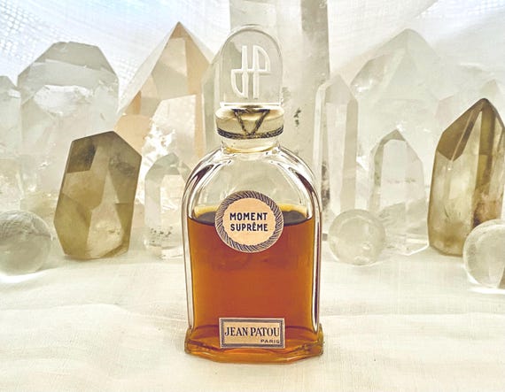 Jean Patou, Moment Suprême, Moment Supreme, 'Supreme Moment', 30 ml. or 1 oz. Flacon, Parfum Extrait, 1929, 1940, Paris, France ..