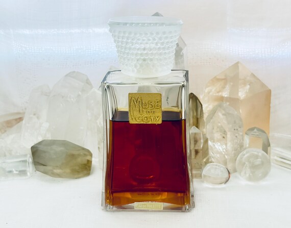 Coty, Muse, 'Inspiration', 120 ml. 4 oz. Flacon, Eau de Toilette, Lalique, 1946, 1960, Paris, France ..