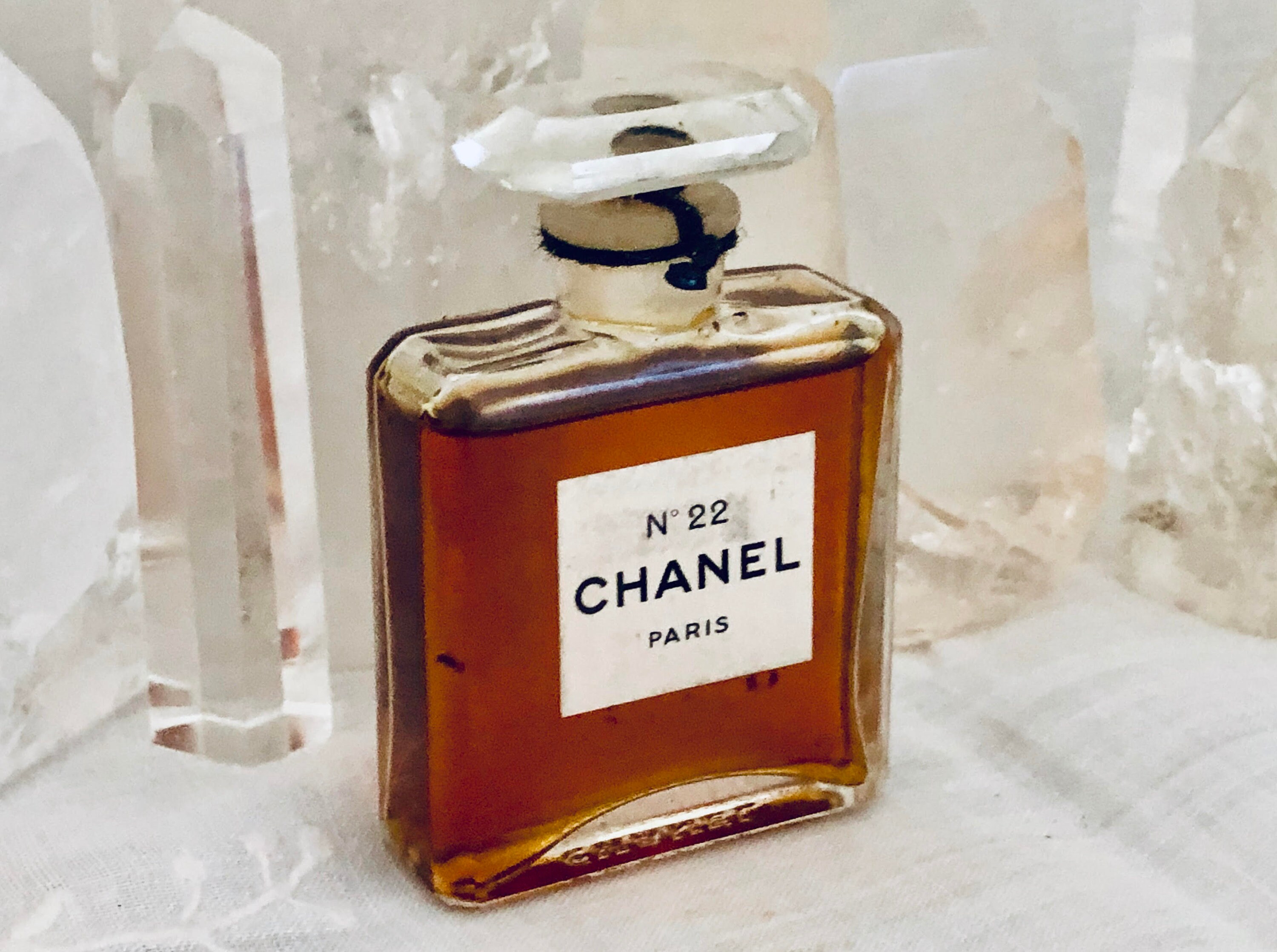 Chanel, No. 22, 15 Ml. or 0.5 Oz. Flacon, Parfum Extrait, 1930