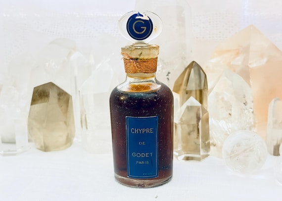 Godet, Chypre, 'Cyprus', 30 ml. or 1 oz. Flacon, Parfum Extrait, 1953, Paris, France ..