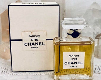 Chanel, No. 19, 15 ml. or 0.5 oz. Flacon, Parfum Extrait, 1970, Paris,  France ..