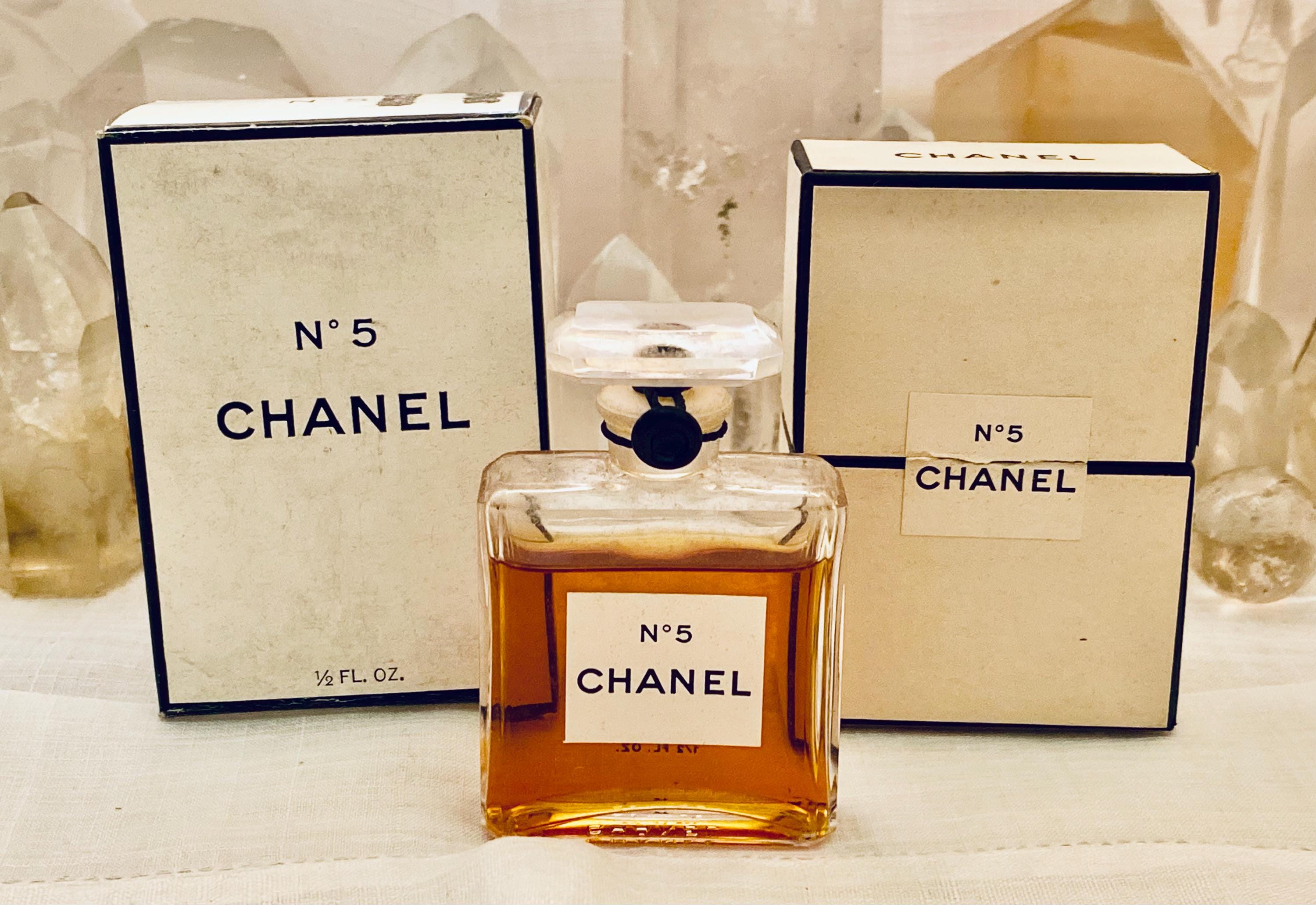 Chanel No. 5, 15 Ml. or 0.5 Oz. Flacon, Parfum Extrait, 1921, 1950