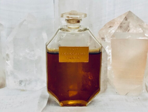 Lubin, Nuit de Longchamps, 'The Night of the Longchamp Horse Race', 30 ml. or 1 oz. Flacon, Parfum Extrait, Baccarat, 1934, Paris, France ..