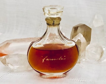 Nina Ricci, Farouche, 'Fierce', 15 ml. or 0.5 oz. Flacon, Pure Parfum Extrait, Lalique, 1945, 1973, Paris, France ..