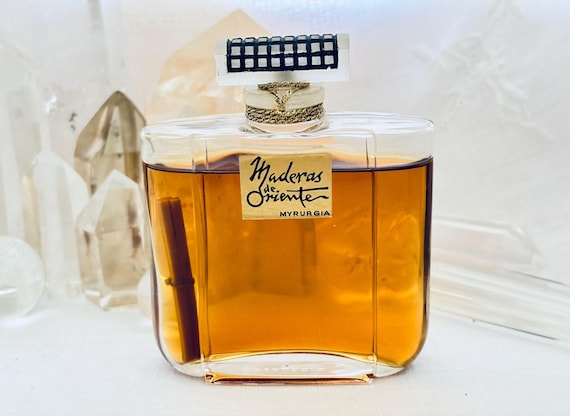 Myrurgia, Maderas de Oriente, 60 ml. or 2 oz. Flacon, Pure Parfum Extrait, 1918, 1955, Barcelona, Spain ..
