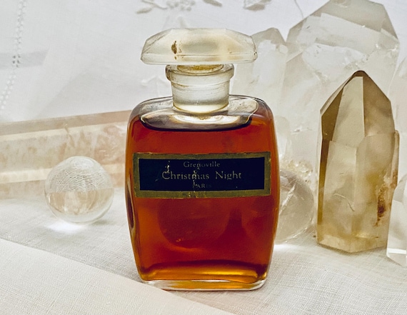 Grenoville, Christmas Night, 30 ml. or 1 oz. Flacon, Parfum Extrait, 1926, 1935, Paris, France ..