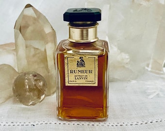 Jeanne Lanvin, Rumeur, 'Rumour', 15 ml. or 0.5 oz. Parfum Extrait, 1930, 1950, Paris, France ..