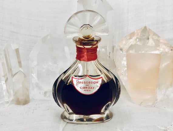 Corday, Possession, 30 ml. or 13 oz. Flacon, Parfum Extrait, 1937, Paris, France ..