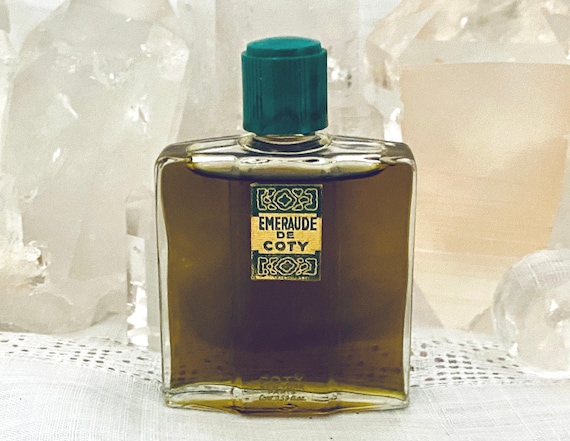 Coty, Emeraude, 'Emerald', 18 ml. or 0.59 oz. Flacon, Parfum Extrait, Crystalleries de Coty, 1921, 1935, Paris, France ..