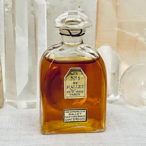 Rallet, Le No. 1, 12 ml. or 0.4 oz. Flacon, Parfum Extrait, 1920, Paris, France ..