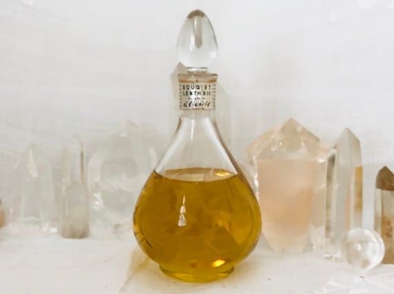 Lenthéric, Lentheric, à Bientôt, 'See You Soon', 120 ml. or 4 oz. Flacon, Eau de Parfum, Orrefors Glassworks, 1935, Paris, France ..