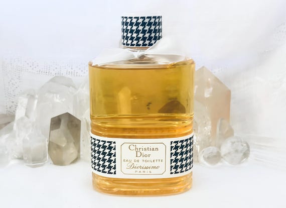 Christian Dior, Diorissimo, Lily of the Valley, Muguet, 220 ml. or 7.4oz. Flacon, Eau de Toilette, 1956, 1970, Paris, France ..