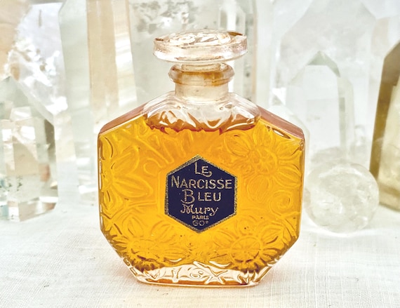 Mury, Le Narcisse Bleu, 15 ml. 0.5 oz. Flacon, Parfum Extrait, 1920, 1945, Paris, France ..