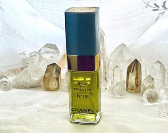 Chanel, No. 19, 118 Ml. or 4oz. Flacon, Eau De Toilette, 1970
