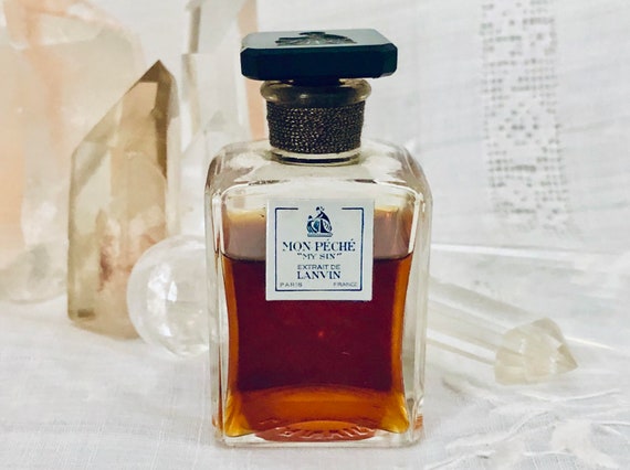 Jeanne Lanvin, Mon Péché, 'My Sin', 30 ml. or 1 oz. Flacon, Parfum Extrait, 1924, 1950, Paris, France ..