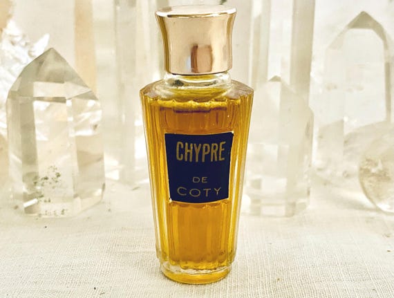 Coty, Chypre, 'Cyprus', 5 ml. or 0.17 oz. Flacon, Parfum Extrait, Lalique, 1917, 1950, Paris, France ..