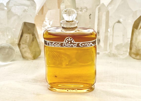 Caron, Tabac Blond, 'Blond Tobacco', 28 ml. or 1 oz. Flacon, Limited Edition, L'Année Russe, The Russian Year, Parfum Extrait, 1918, 2000 ..