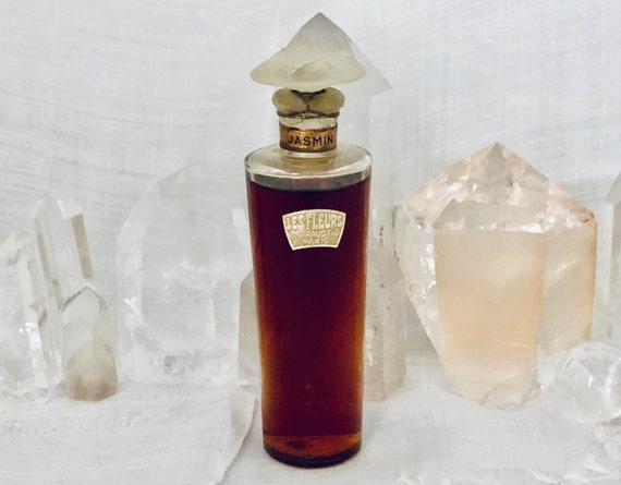 J. Giraud Fils., Les Fleurs, Jasmin, 'The Flowers, Jasmine', 40 ml. or 1.35 oz. Flacon, Parfum Extrait, 1922, Paris, France ..