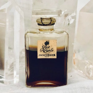 Molyneux, Rue Royale, &#39;Royal Road&#39;, 15 ml. or 0.5 oz. Flacon, Parfum Extrait, 1938, Paris, France ..
