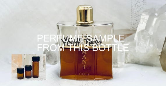 SAMPLE ..  Coty, L'Aimant, 'Magnet', DECANTED SAMPLE from Flacon, Parfum Extrait, Coty Glass Works, 1927, 1930, Paris, France ..
