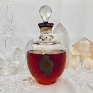 Sergy, Promesse d&#39;Amor, &#39;Promise of Love&#39;, 90 ml. or 3 oz. Flacon, Parfum Extrait, 1930, Paris, France ..