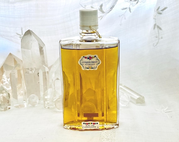 Houbigant, Quelques Fleurs, 'Some Flowers', 200 ml. or 6.76 oz. Flacon, Eau de Cologne, 1913, 1940, Paris, France ..