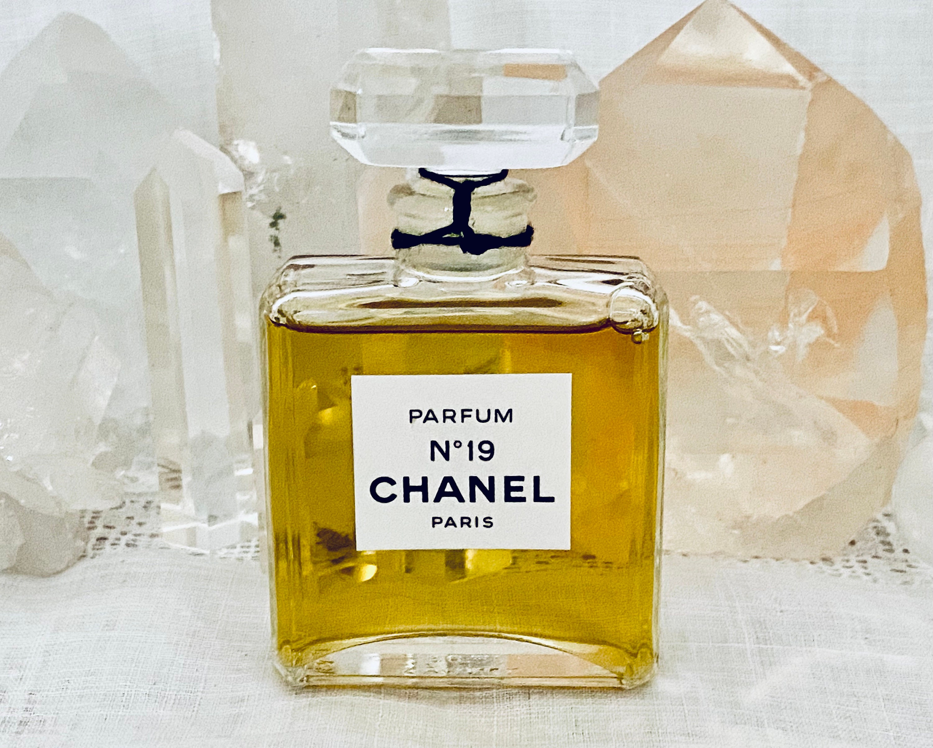 Chanel No. 19 28 Ml. or 1 Oz. Flacon Parfum Extrait 1970 
