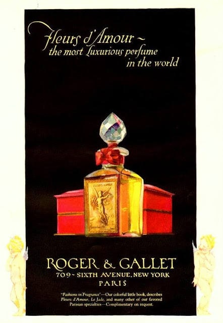 Roger & Gallet, Fleurs D'amour, 'flowers of Love', Carnation, 80